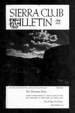 Sierra Club Bulletin 1952 Vol 37 No 5 May thumbnail